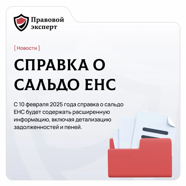 С 10 февраля 2025 года, в вашей налоговой инспекции можно запросить справку о состоянии сальдо счета по новой, расширенной форме.